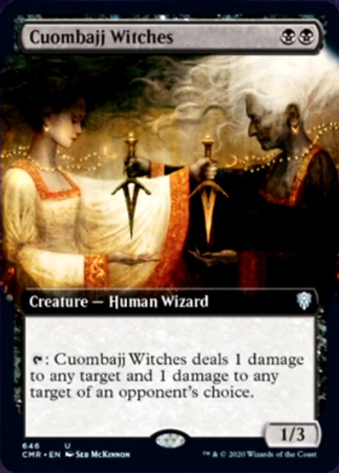 Cuombajj Witches (Extended Art) (Commander Legends) Near Mint Foil
