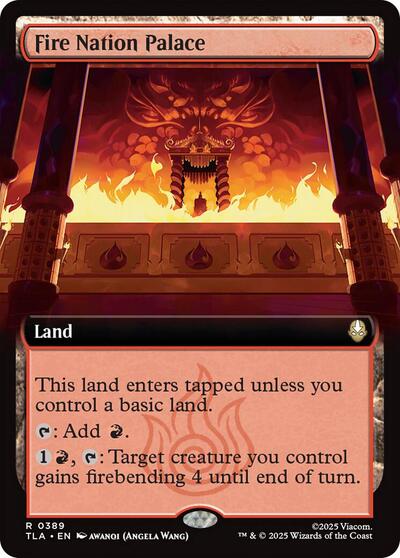 Fire Nation Palace (Extended Art) (Avatar: The Last Airbender) Near Mint Foil