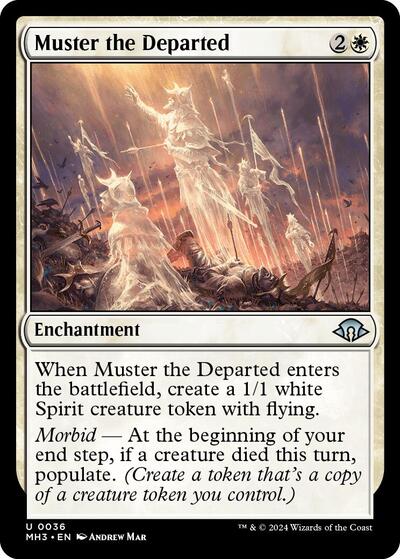 Muster the Departed (Modern Horizons 3) Near Mint Foil