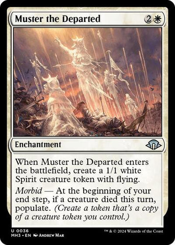 Muster the Departed (Modern Horizons 3) Near Mint Foil