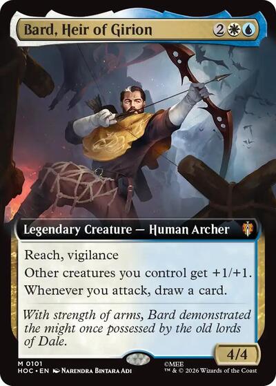 Bard, Heir of Girion (Extended Art) (The Hobbit: Eternal-Legal) Near Mint Foil