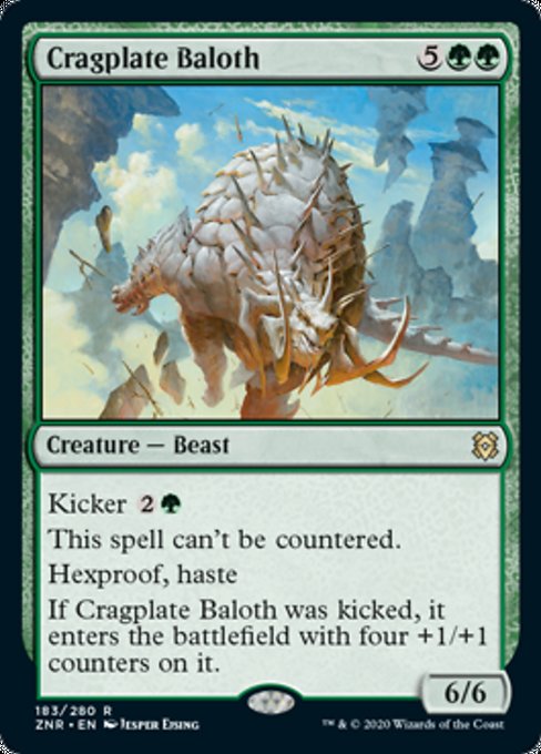 Cragplate Baloth (Zendikar Rising) Near Mint