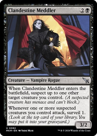 Clandestine Meddler (Murders at Karlov Manor) Near Mint