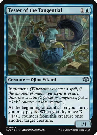 Tester of the Tangential (Secrets of Strixhaven) Near Mint Foil