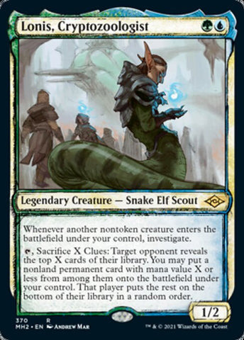 Lonis, Cryptozoologist (Showcase) (Modern Horizons 2) Near Mint Foil