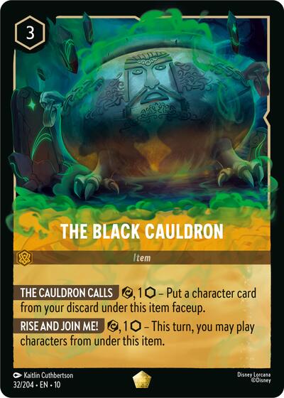 The Black Cauldron (Whispers in the Well) Near Mint