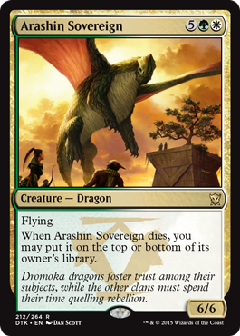 Arashin Sovereign (Dragons of Tarkir) Near Mint