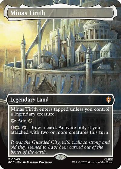 Minas Tirith (Borderless) (The Hobbit: Eternal-Legal) Near Mint Foil