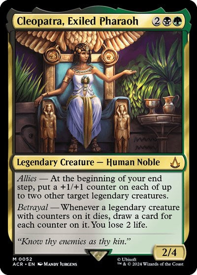 Cleopatra, Exiled Pharaoh (Universes Beyond: Assassin's Creed) Near Mint