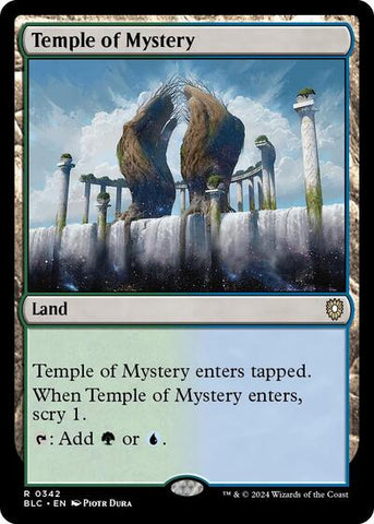 Temple of Mystery (Commander: Bloomburrow) Near Mint