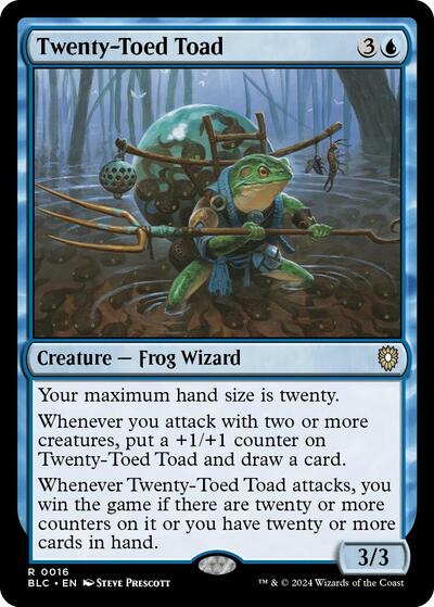 Twenty-Toed Toad (Commander: Bloomburrow) Near Mint