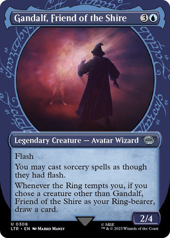 Gandalf, Friend of the Shire (Showcase) (Universes Beyond: The Lord of the Rings: Tales of Middle-earth) Near Mint Foil
