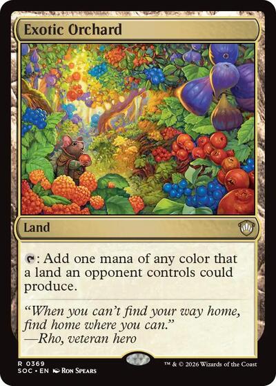 Exotic Orchard (Commander: Secrets of Strixhaven) Near Mint