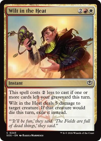 Wilt in the Heat (Secrets of Strixhaven) Near Mint Foil