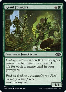 Kraul Foragers (Jumpstart 2022) Near Mint
