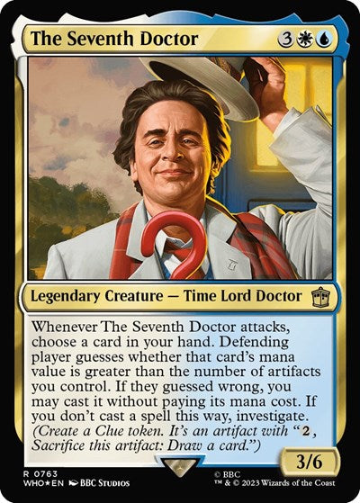 The Seventh Doctor (Surge Foil) (Universes Beyond: Doctor Who) Near Mint Foil