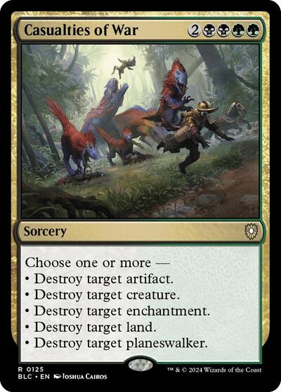 Casualties of War (Commander: Bloomburrow) Near Mint