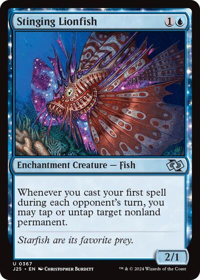 Stinging Lionfish (Foundations Jumpstart) Near Mint