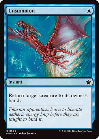 Unsummon (Foundations) Near Mint