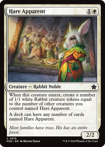 Hare Apparent (Foundations) Near Mint