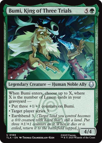 Bumi, King of Three Trials (Avatar: The Last Airbender) Near Mint