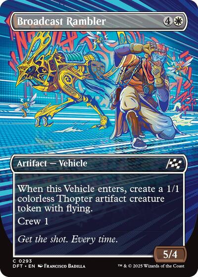 Broadcast Rambler (Borderless) (Aetherdrift) Near Mint