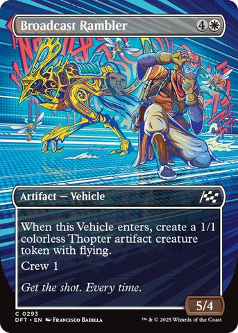 Broadcast Rambler (Borderless) (Aetherdrift) Near Mint