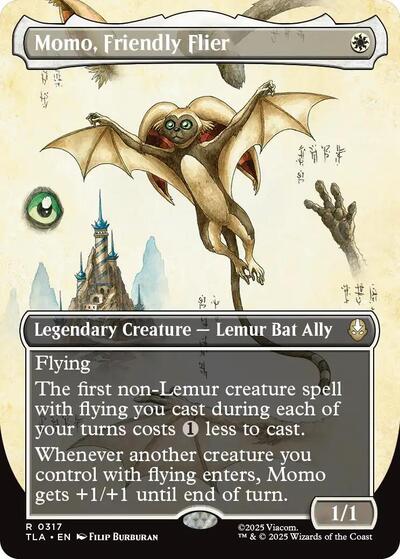 Momo, Friendly Flier (Borderless) (Avatar: The Last Airbender) Near Mint
