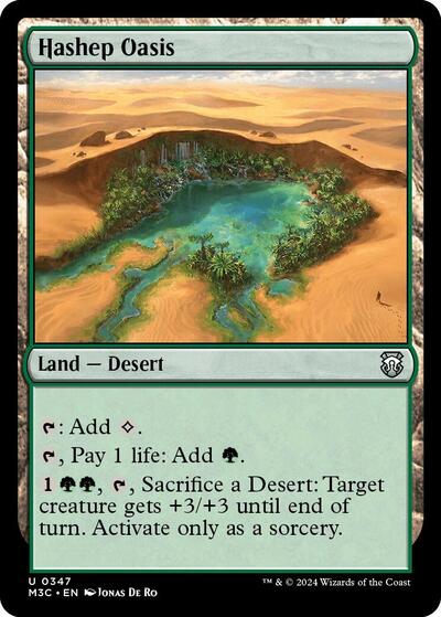 Hashep Oasis (Commander: Modern Horizons 3) Near Mint