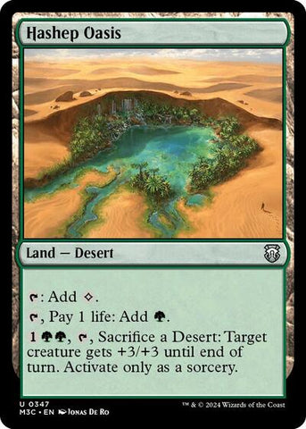 Hashep Oasis (Commander: Modern Horizons 3) Near Mint