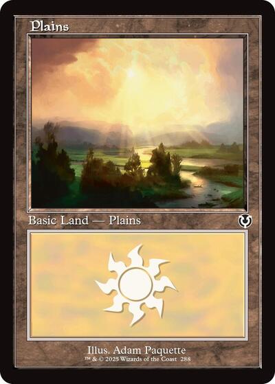 Plains (288) (Retro Frame) (Innistrad Remastered) Light Play Foil