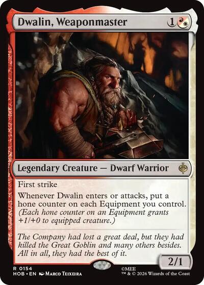 Dwalin, Weaponmaster (The Hobbit) Near Mint Foil