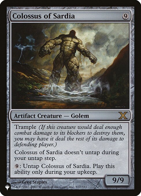 Colossus of Sardia (The List) Near Mint