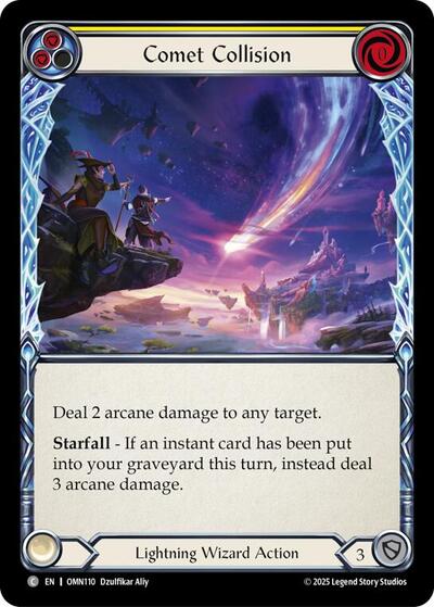Comet Collision (Yellow) (Omens of the Third Age) Near Mint Foil