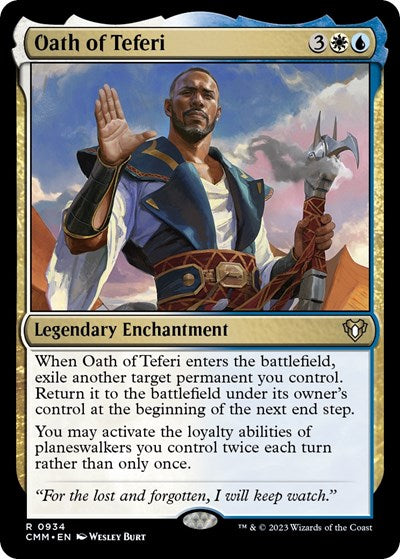 Oath of Teferi (Commander Masters) Near Mint