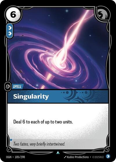 Singularity (Origins) Near Mint