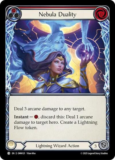 Nebula Duality (Red) (Omens of the Third Age) Near Mint Foil