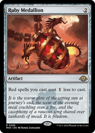 Ruby Medallion (Modern Horizons 3) Near Mint Foil