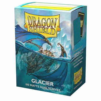 Dragon Shield Dual Matte Standard Sleeves Glacier (100-Pack) (Dragon Shield) New