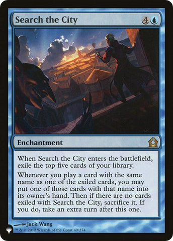 Search the City (The List) Near Mint