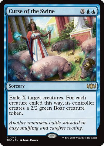 Curse of the Swine (Commander: Tarkir: Dragonstorm) Near Mint