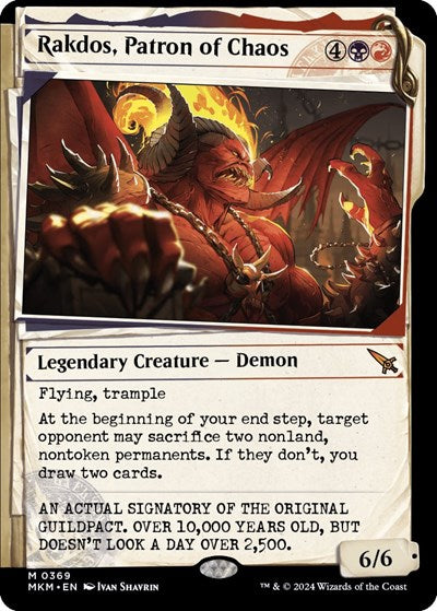 Rakdos, Patron of Chaos (Showcase) (0369) (Murders at Karlov Manor) Near Mint