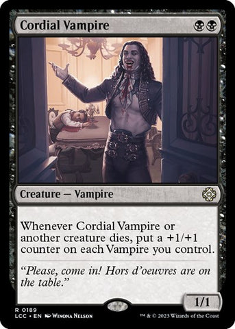 Cordial Vampire (Commander: The Lost Caverns of Ixalan) Near Mint