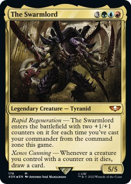 The Swarmlord (Universes Beyond: Warhammer 40K) Near Mint Foil