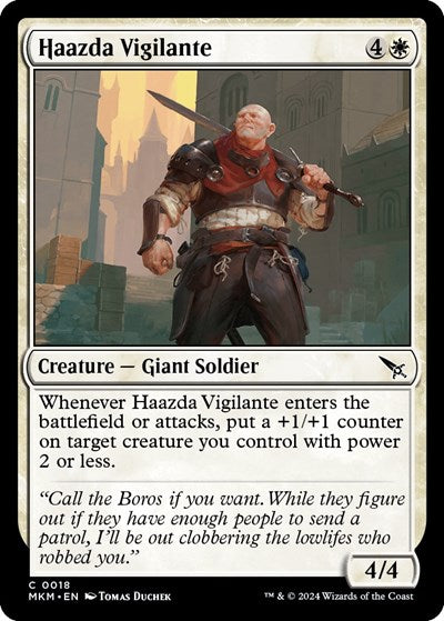Haazda Vigilante (Murders at Karlov Manor) Near Mint Foil
