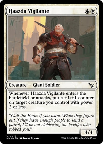 Haazda Vigilante (Murders at Karlov Manor) Near Mint Foil