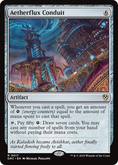 Aetherflux Conduit (Commander: Aetherdrift) Near Mint