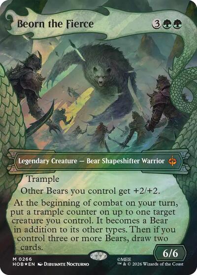 Beorn the Fierce (Showcase) (Surge Foil) (The Hobbit) Near Mint Foil