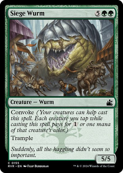 Siege Wurm (Ravnica Remastered) Near Mint