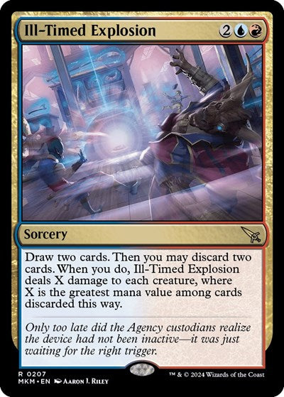 Ill-Timed Explosion (Murders at Karlov Manor) Near Mint Foil